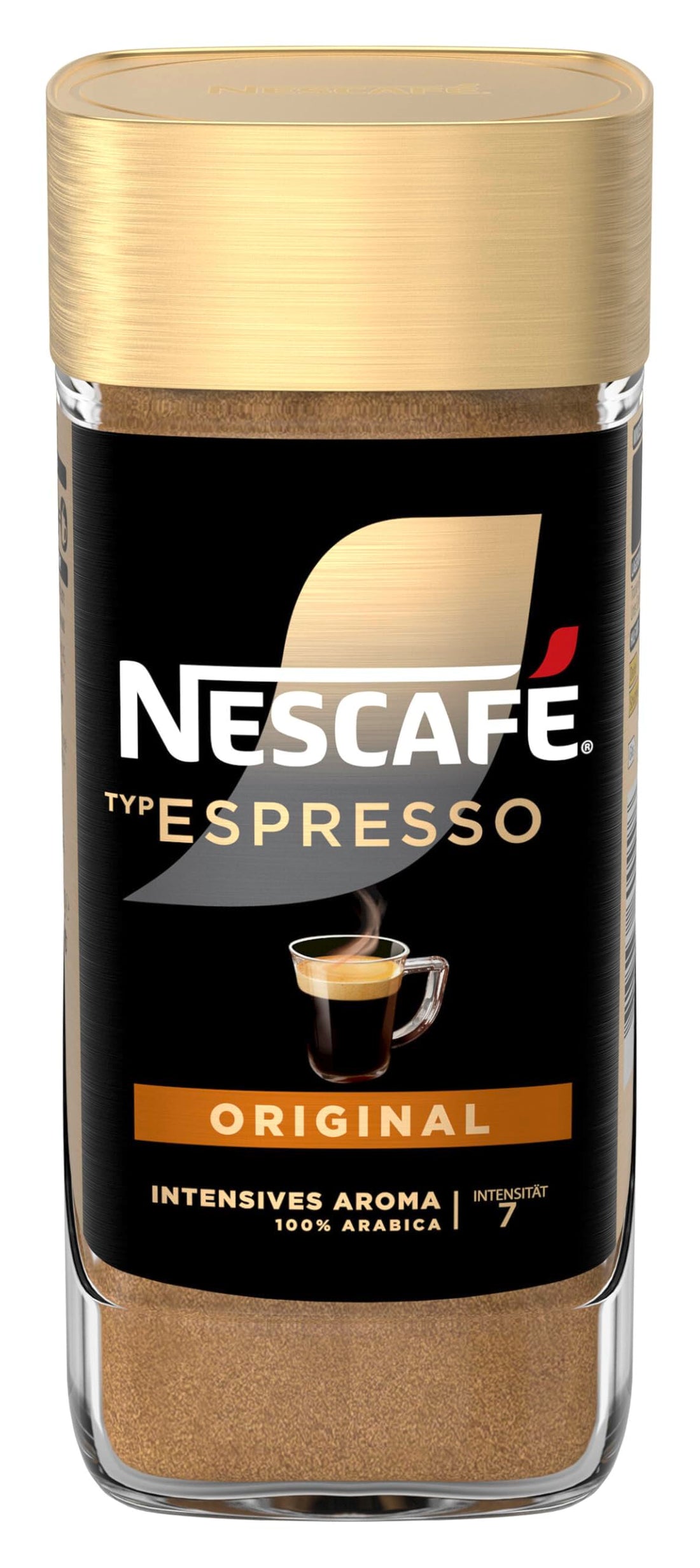 NESCAFÉ Gold Type ESPRESSO, Premium Instant Espresso with 100% Fine Arabica Coffee Beans, Contains Caffeine, with a Velvety-Soft Crema, 1 Pack (1 x 100 g)