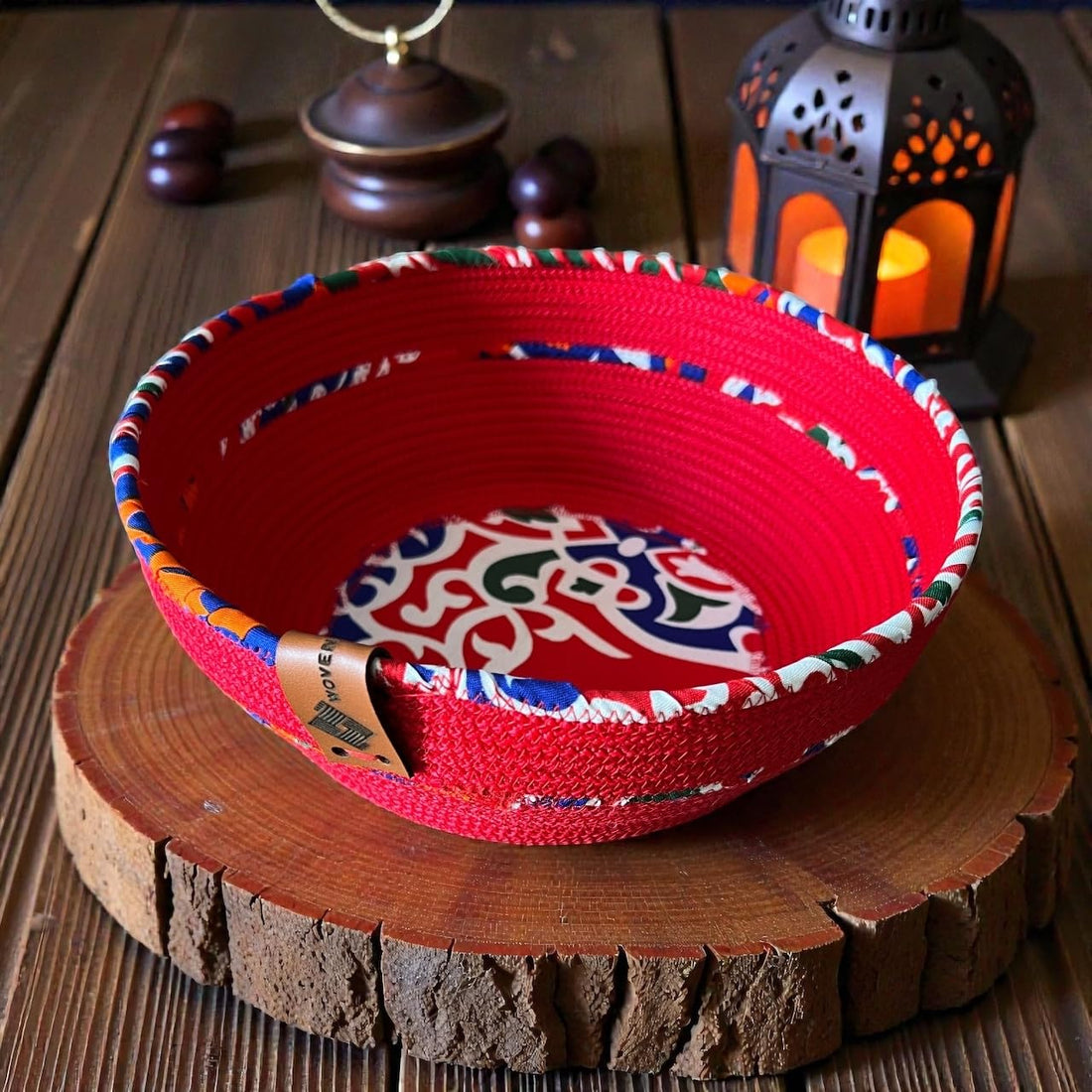 Ramadan Bread Basket,(10×27×10),from woven it