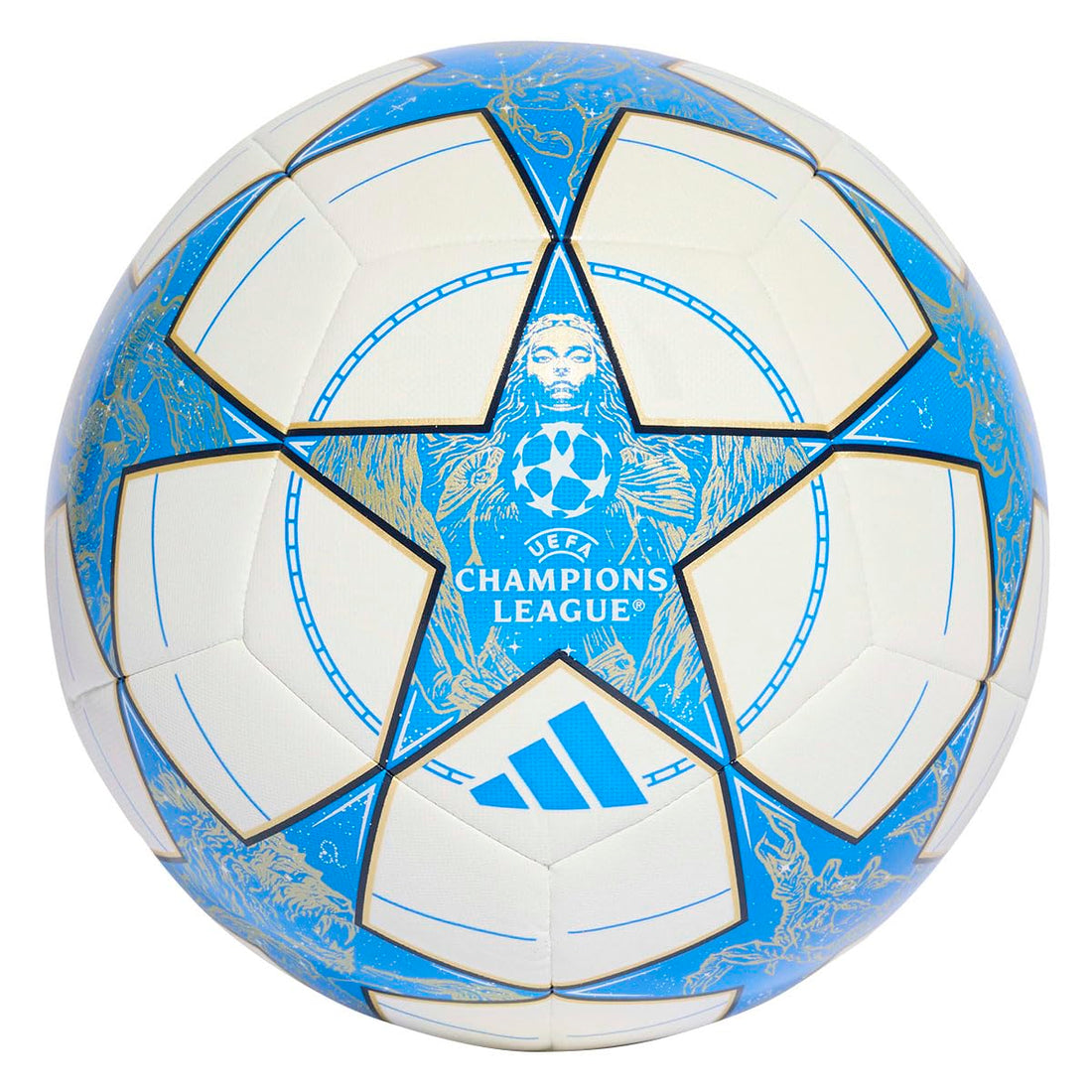 Adidas Uefa Champions League Training Ball For Unisex White 4