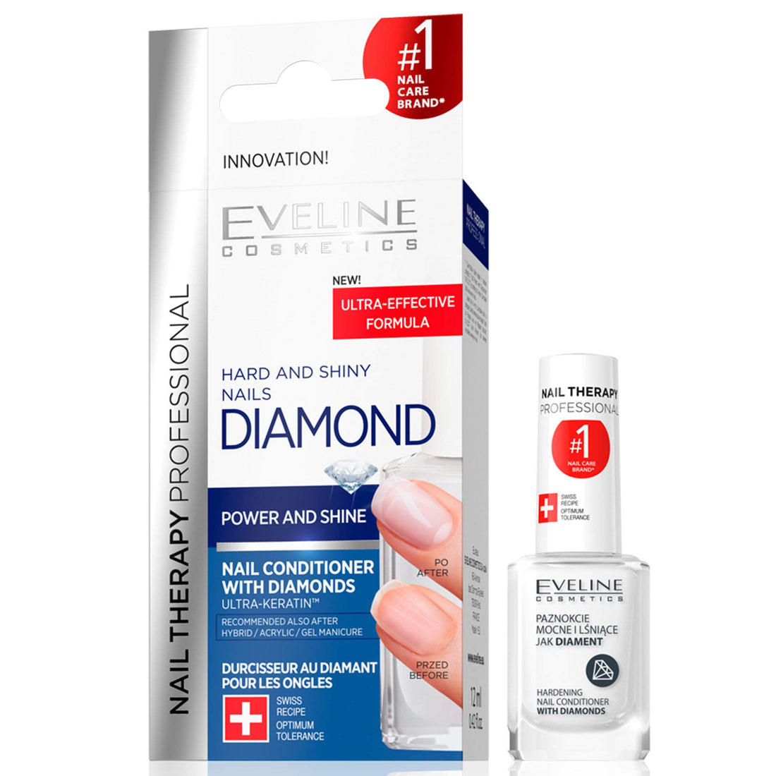 Eveline Diamond Hard and Shiny Nails Nail Therapy