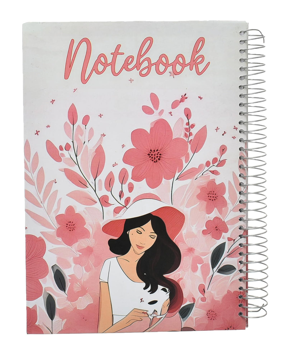 Extra Line University Notebook Spiral Ruled 160 Sheets Girls Design Hard Cover A4 Suitable for School and Study Use