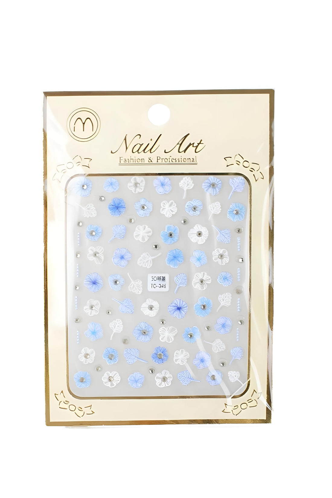 Adhesive Decals - Pretty Nail Art Stickers for Women and Girls with Distinctive Designs and Many Beautiful Shapes for Tips (Model3)
