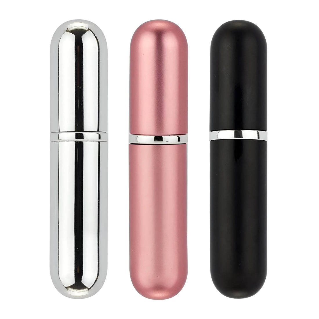 Travel Spray Bottles - Compact Empty Perfume Bottles with Pump, Perfect for Easy Travel Refill (5ml, Pack of 4)
