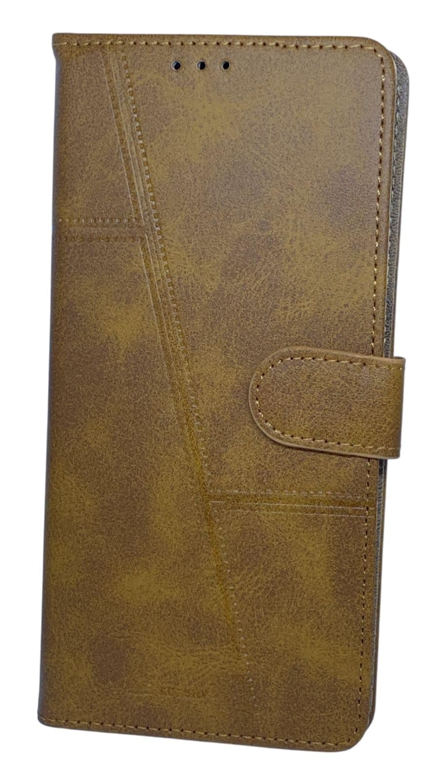 Compatible with Xiaomi Redmi Note 15 Case Cover Flip Leather Case Card Holder New Youth High Quality Material Shockproof by Amarah Store (Camel)