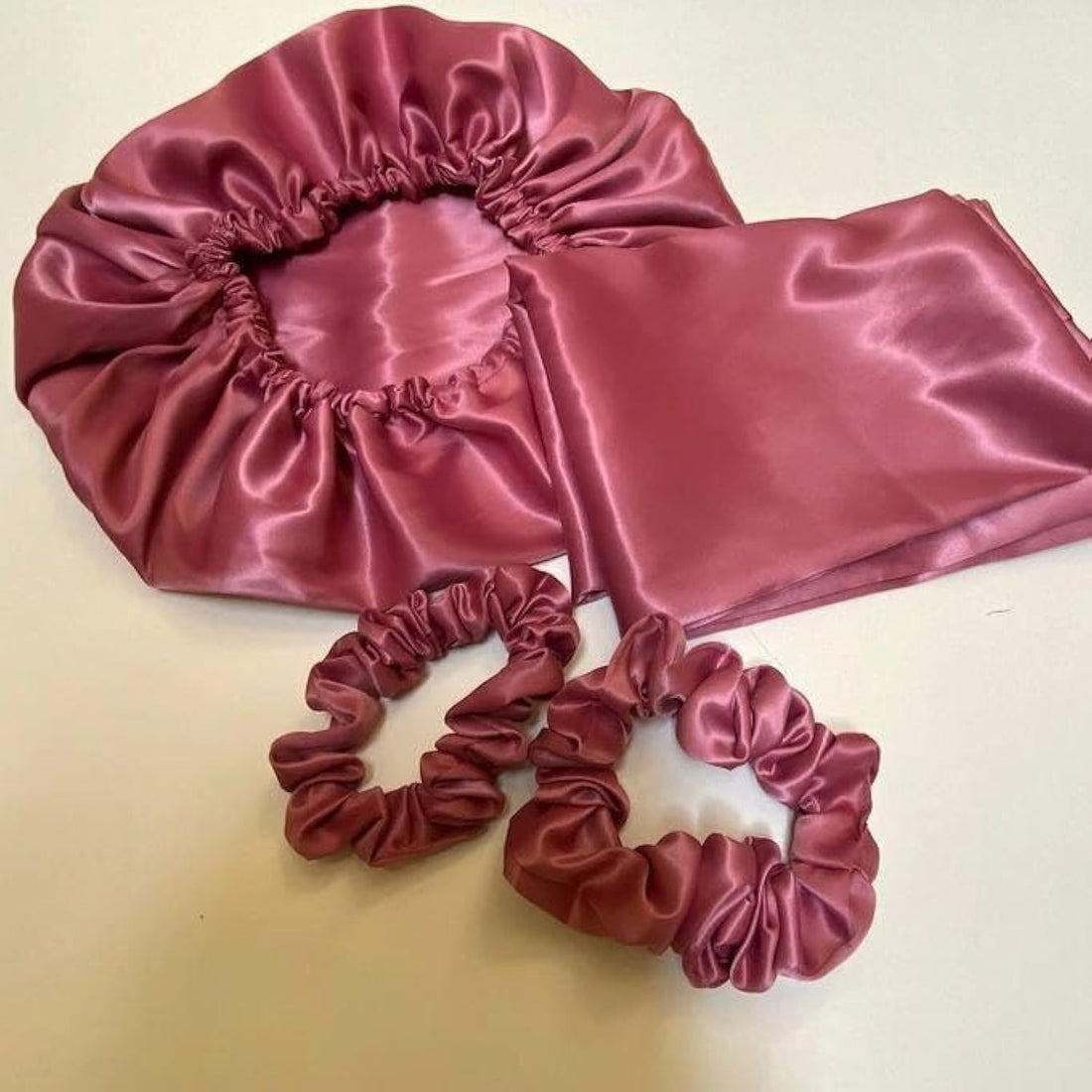 4 in 1 Luxury Satin Hair Care Set (Colors as per Availability)