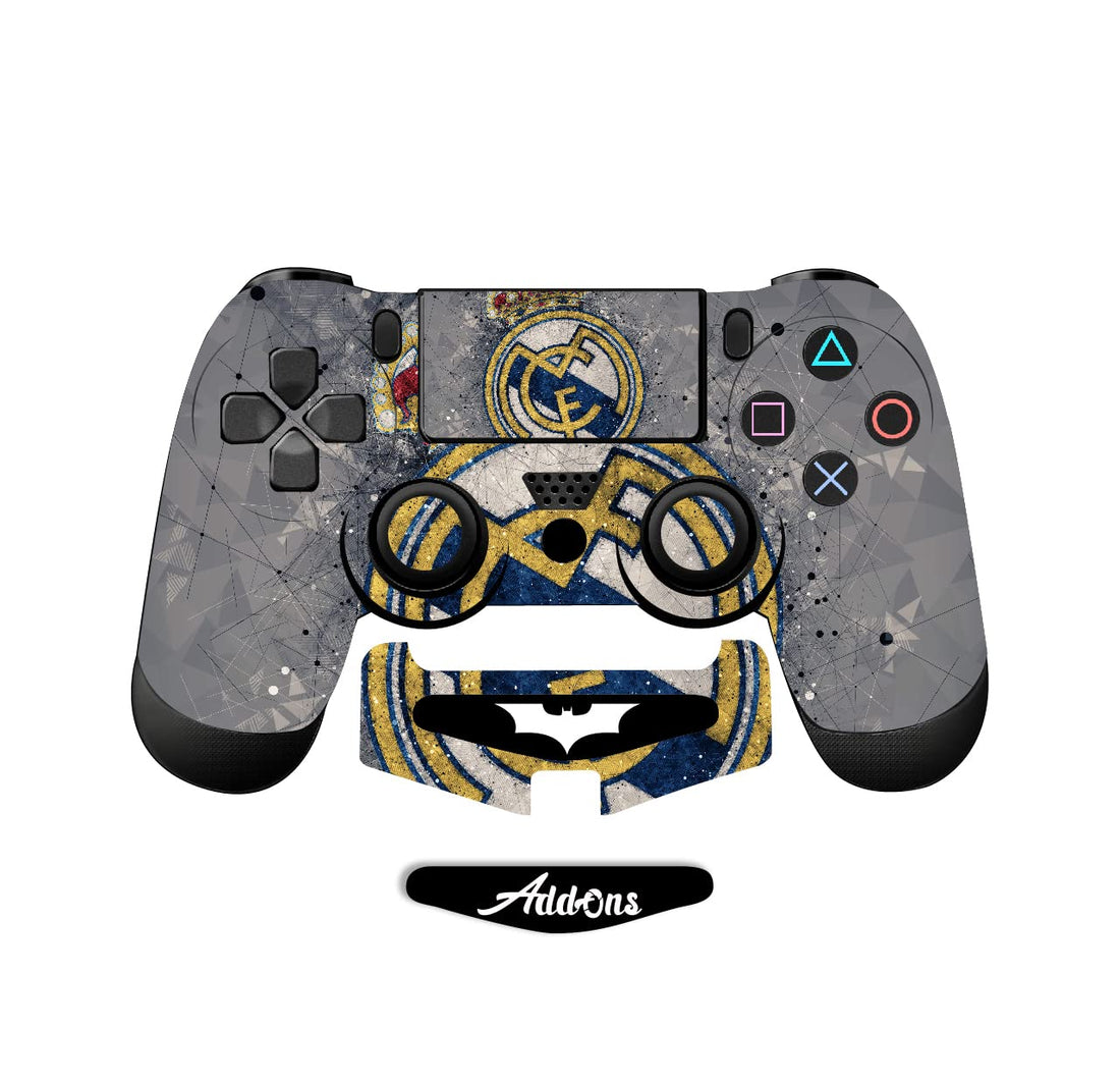 Add-Ons PS4 Real Madrid CF #7 Skin Compatible With Playstation 4 Controller