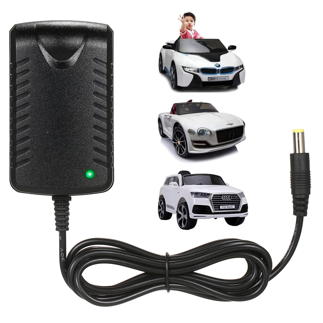 venshun 12 Volt Kids Car Charger, 12 Volt Battery Charger Trax Toddler Best Choice Products Wrangler SUV Huffy Battery mounting Accessories