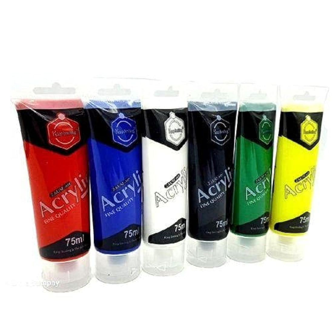 Keep Smiling Basic Acrylic Colors - 6 Colors