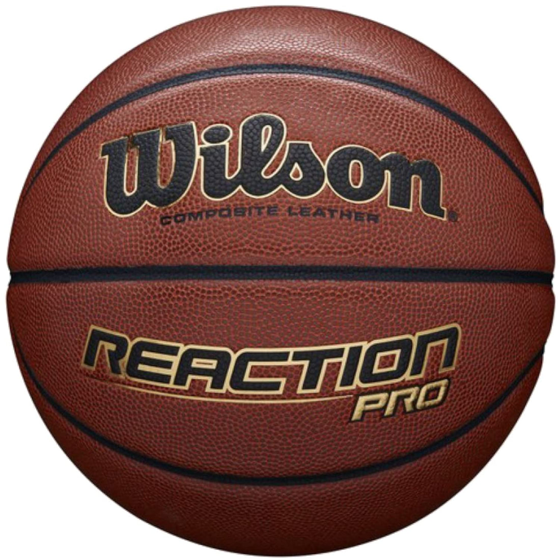 Wilson Staff WTB10137XB07 Reaction Pro Basketball - Brown and Black Multi-Color