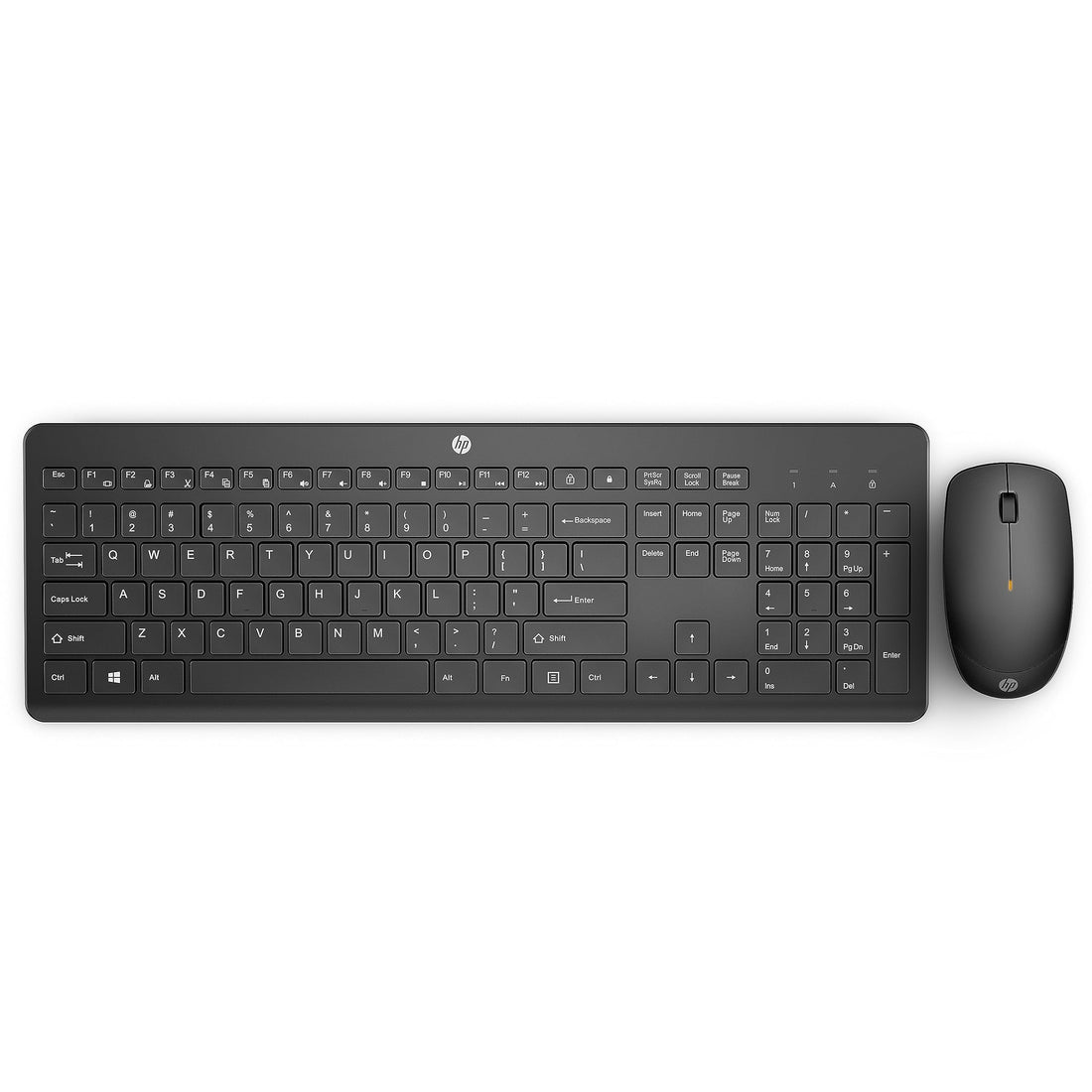 HP 230 Wireless Keyboard and Mouse - 18H24AA#ABV - Black