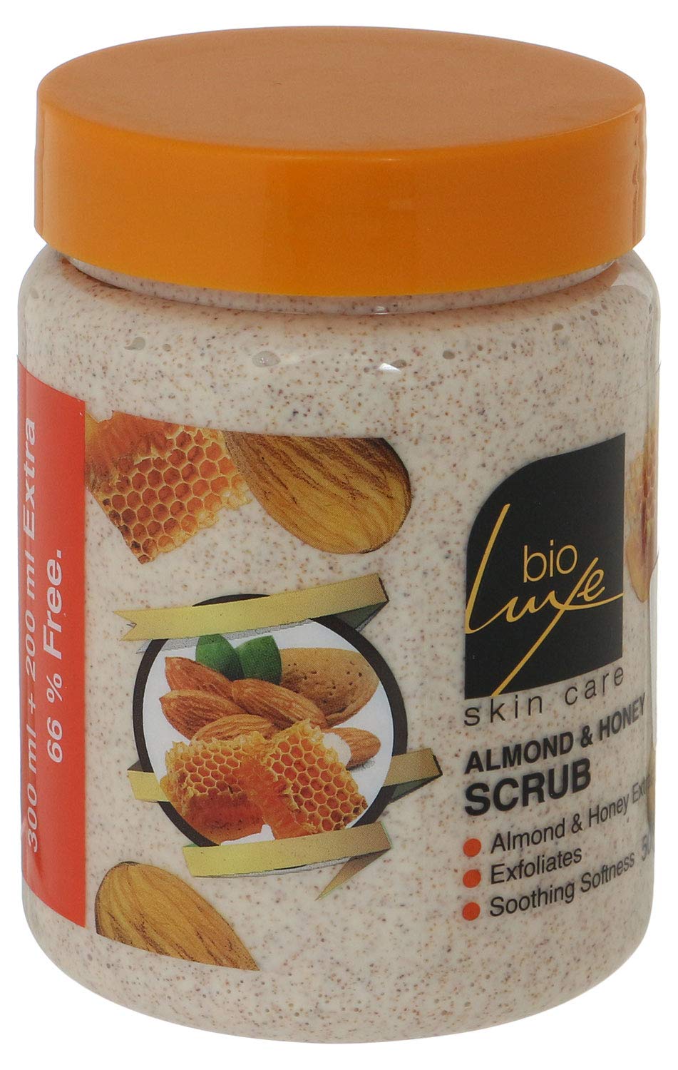 Bio Luxe Almond and Honey Scrub, 600 ml
