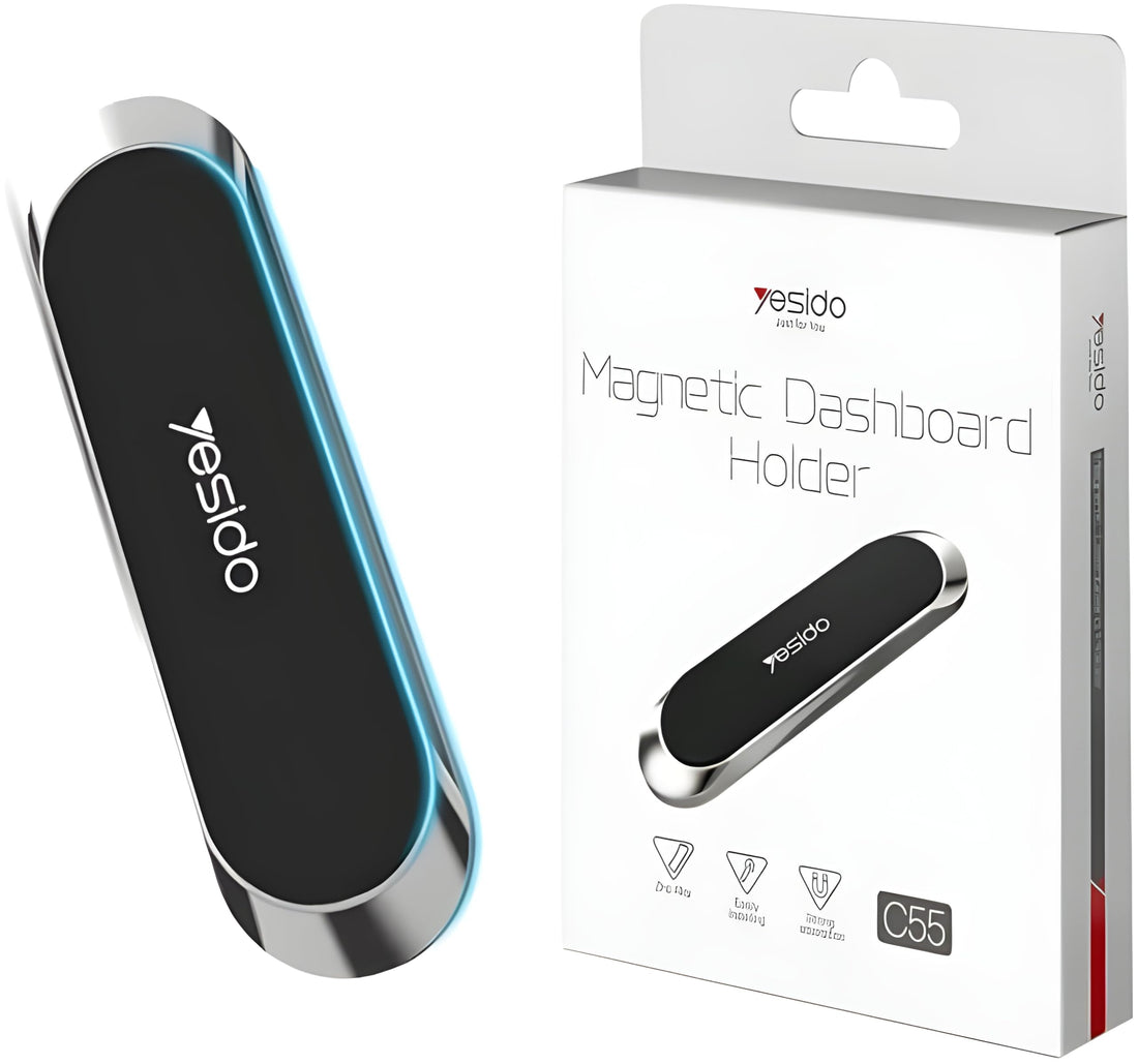 Next Store Magnetic Phone Holder Strong Mount Dashboard Phone Holder, Stylish Design Zinc Alloy Model C55, Slim and Secure Phone Stand, Multi-Use for Car and Office, Easy to Install for All Phones