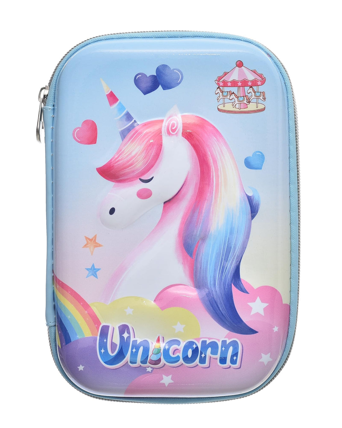 PC-3/6547 Pencil Case With Compact And Lightweight Design Makes It Perfect For On-The-Go Use, Whether At School, Work, Or Traveling 20.5 * 14 * 3.3 - Multi Colour