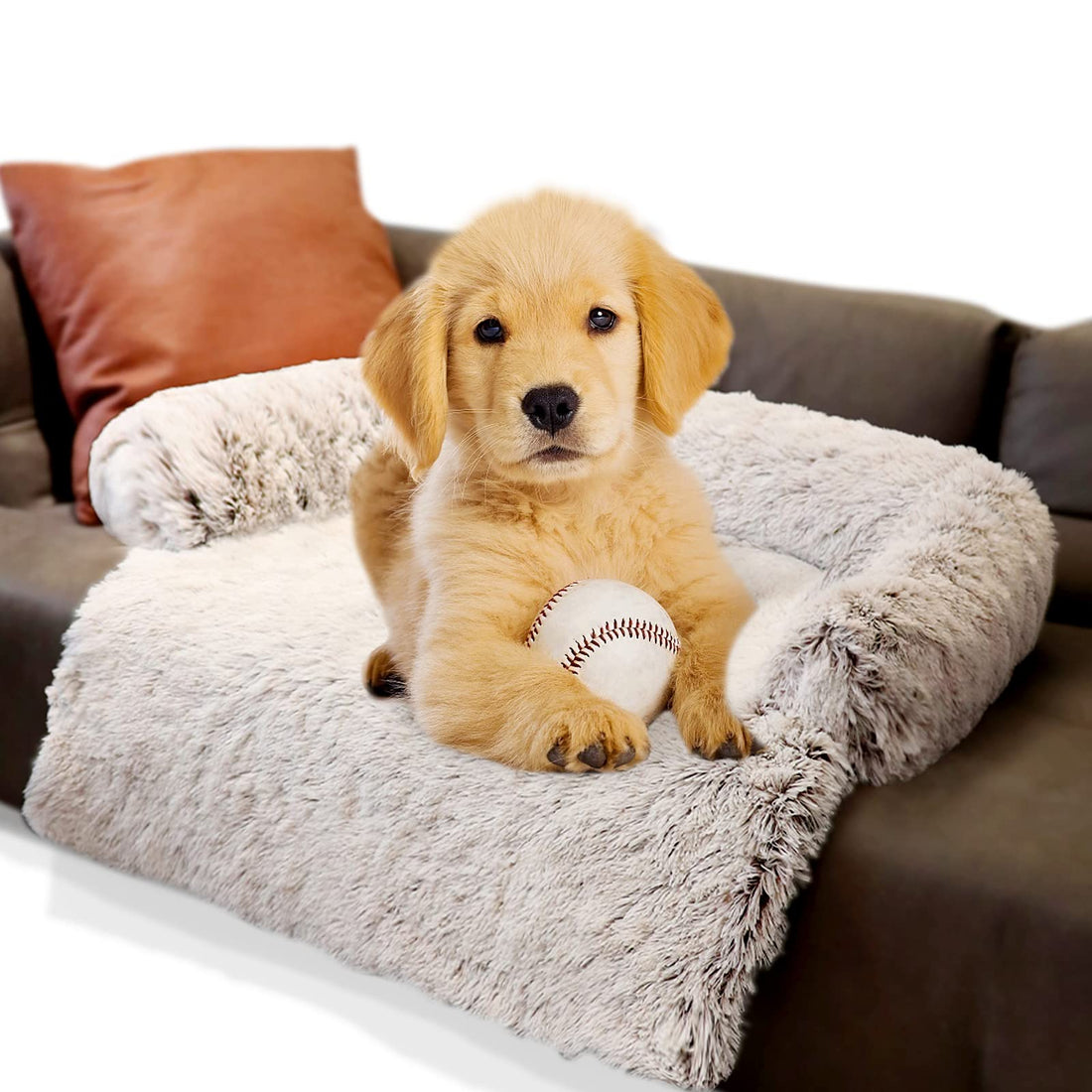 Large Dog Bed, Fluffy Pet Bed, Cat Bed, Washable, Fluffy Dog Bed, Protects the Couch from Hair and Dirt