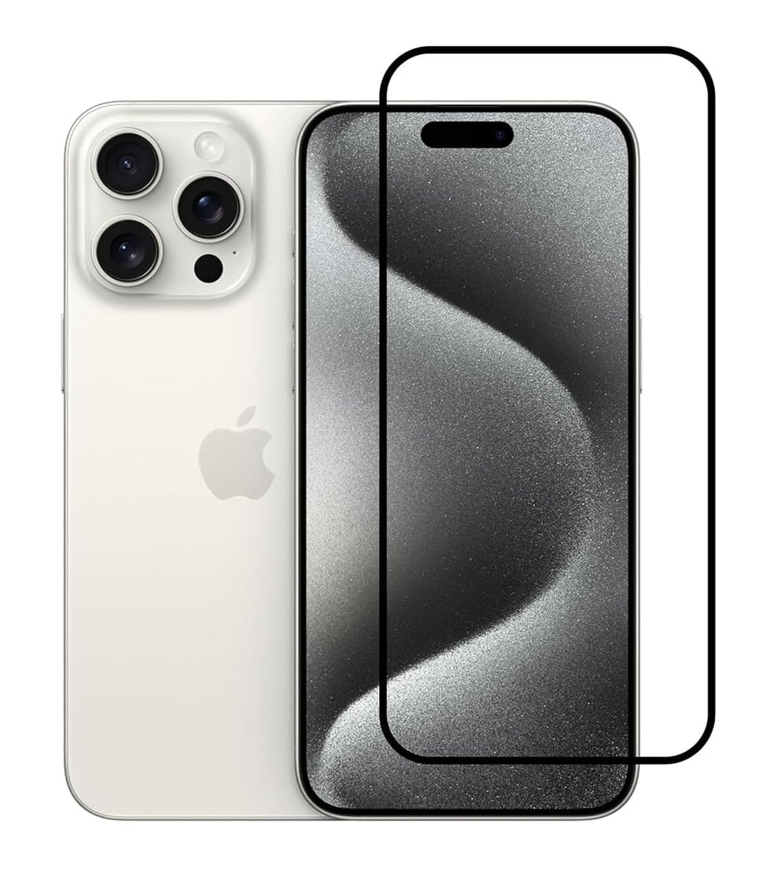 Zubitech Screen Protector for iPhone 16 Pro Max tempered Glass Screen Protector 9H hardness Scratch Resistance iPhone 16 Pro Max edge to edge glass Tempered Glass (6D, iPhone 16 Pro Max)