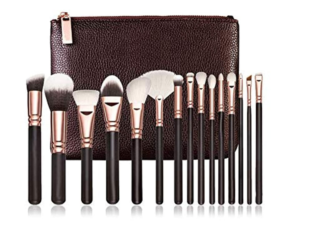 15Pcs Makeup Brushes Set Eye Shadow Foundation Powder Eyeliner Eyelash Lip Make Up Brush Cosmetic Beauty Tool mm