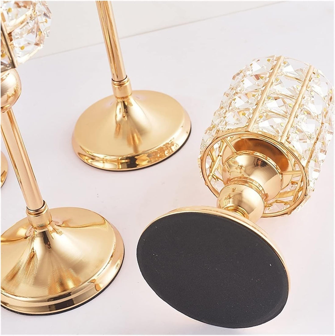 Modern Metal Trio Candlestick Set Elegant Candle Holder for Home Decor Salon Tabletop Shelves Photography Props Stylish Imported Metal Stand