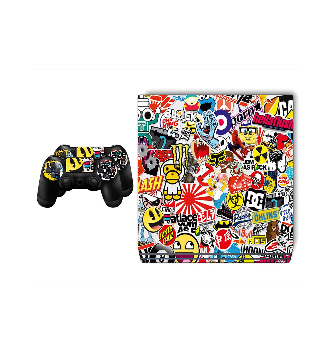 Add-Ons PS4 Pro Sticker Bomb #1 Skin For PlayStation 4
