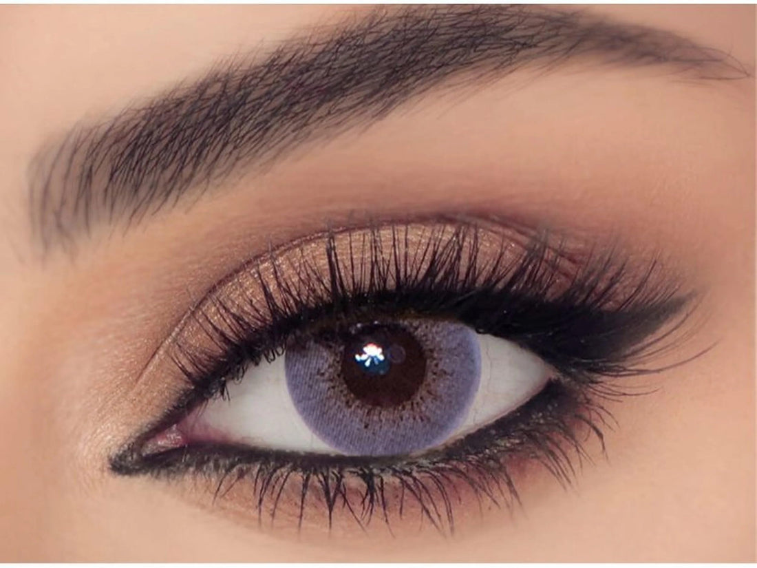 Happy Vision Unisex Stylish Comfortable Fit Clear Vision Contact Lenses Perfect for Daily Wear - Vivid Grey color, Power: 0 from Celena