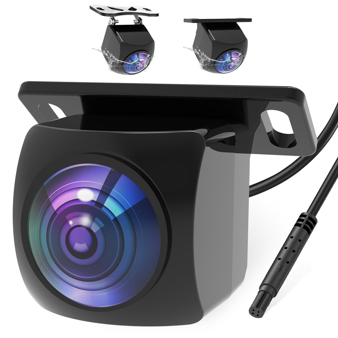 Backup Camera for Car, License Plate Backup Camera for car,AHD 1080P Metal 170 Degree Wide Angle Rearview Reversing Camera,Clear Night Vision Reverse Rear View Camera for Car Vehicle SUV RV