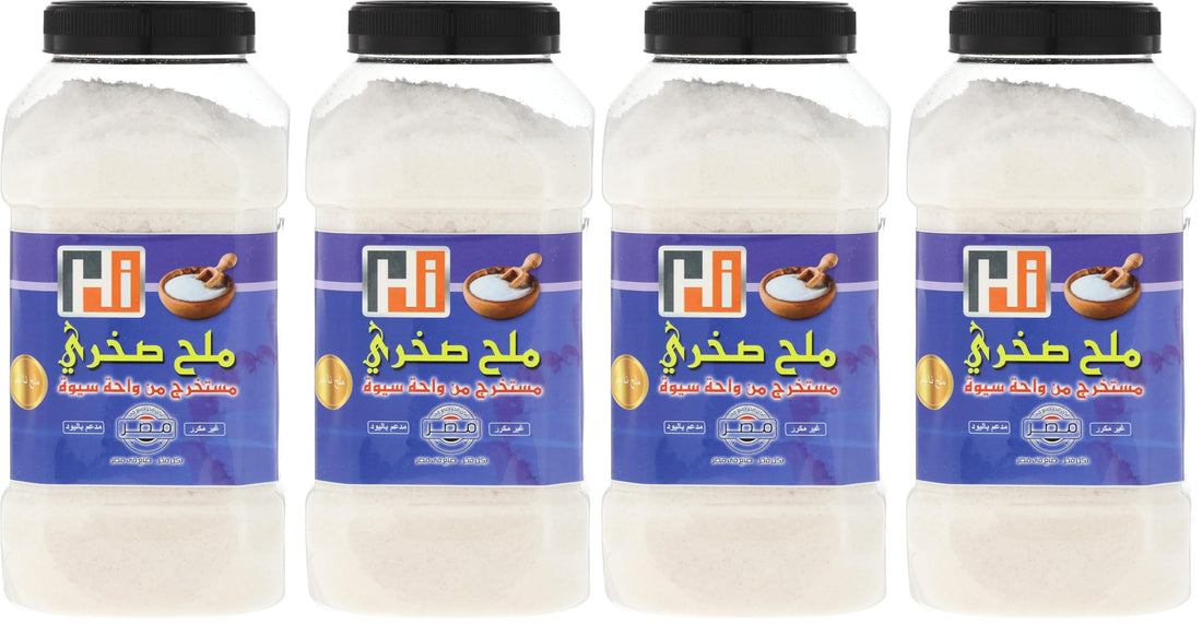 Eco healthy - Soft Unrefined Iodized Rock Salt - Offer 4 Packs - 1200 Grams