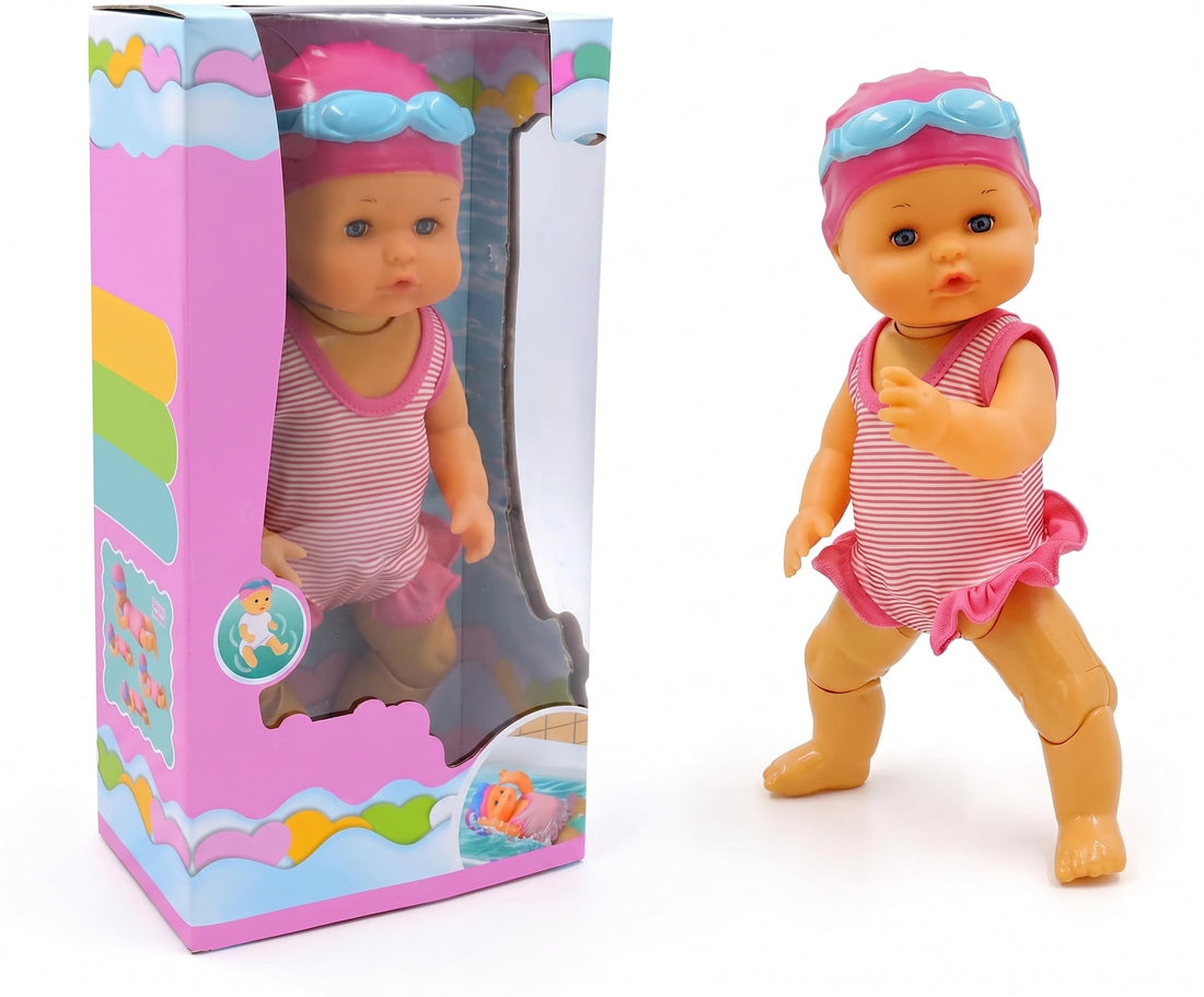 GHAZAL Waterproof Swimmer Doll, Backstroke Swimming Water Baby for Pool,Anticipated Water Recreation Toys