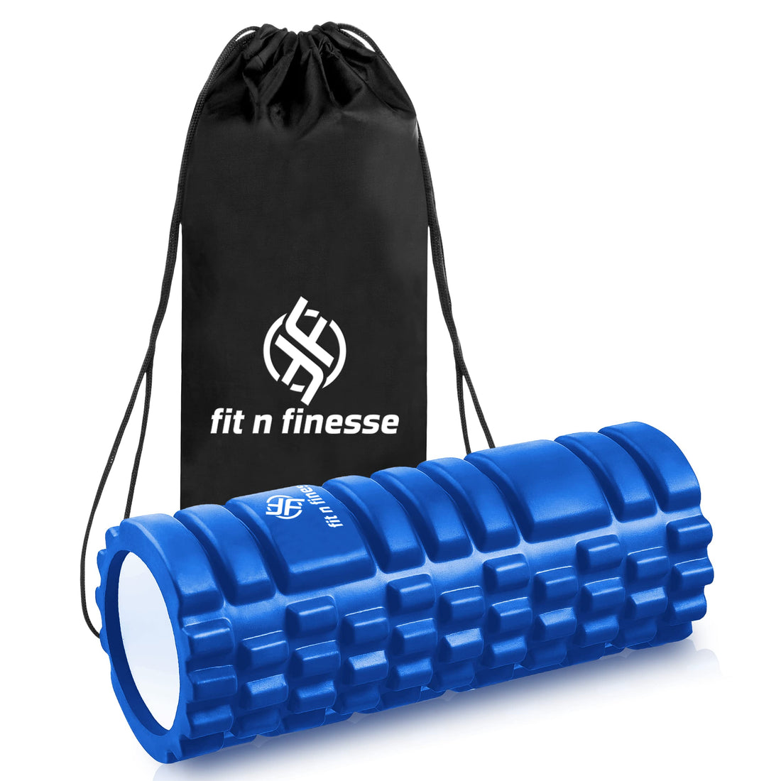 High-strength foam roller with bag, High-density foam, durable release deep tissue massage roller-Ultra lightweight, portable design- Ideal gym equipment for aching
