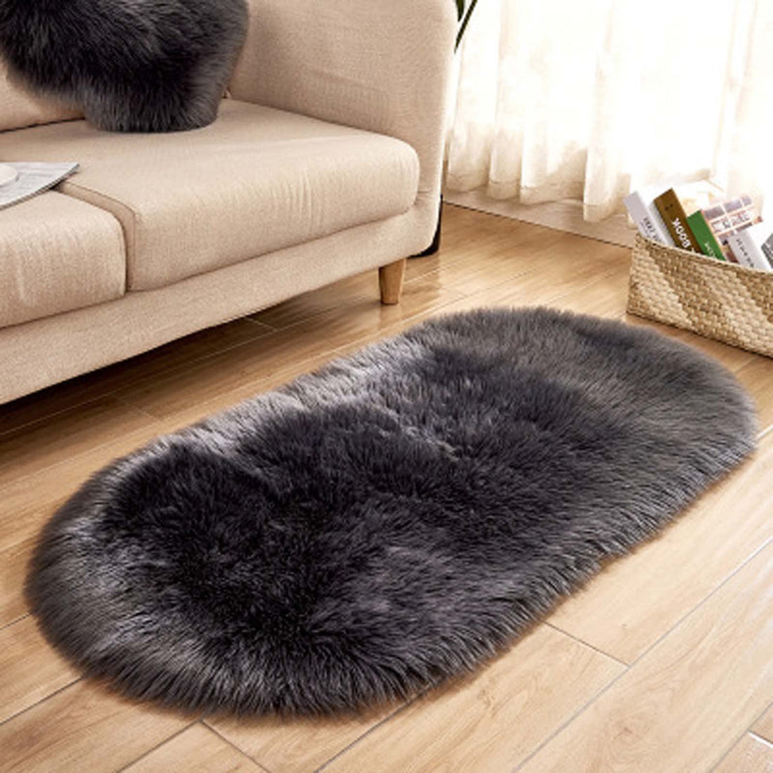 Fluffy Area Rug 80x180cm, Soft Shaggy Area Rugs, Carpet for Bedroom, Area Rug for Kids Girls Boys Room, Plush Fuzzy Rugs for Living Room Nursery Home Decor Floor Rug (D 80x180cm)