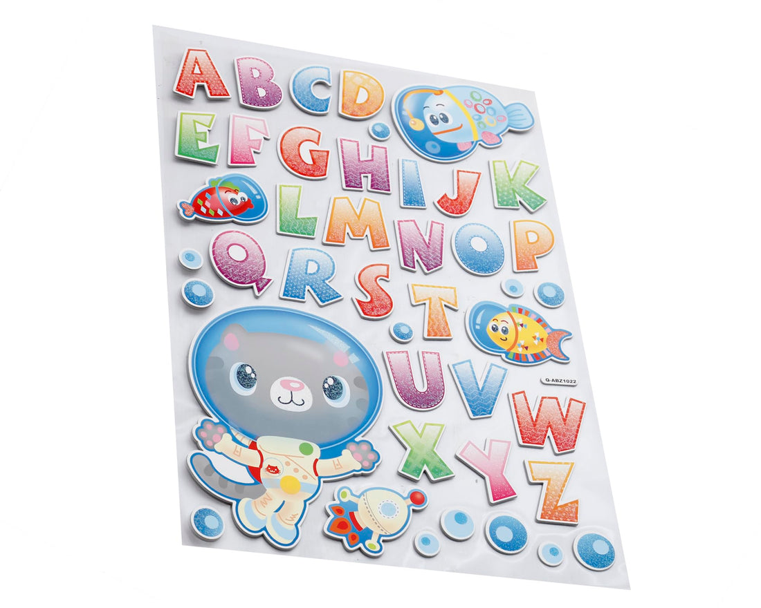 3A Educational English Letters Plastic Poster for Kids - Multi Color Q-ABZ1022-3A-4649-Multi Color6
