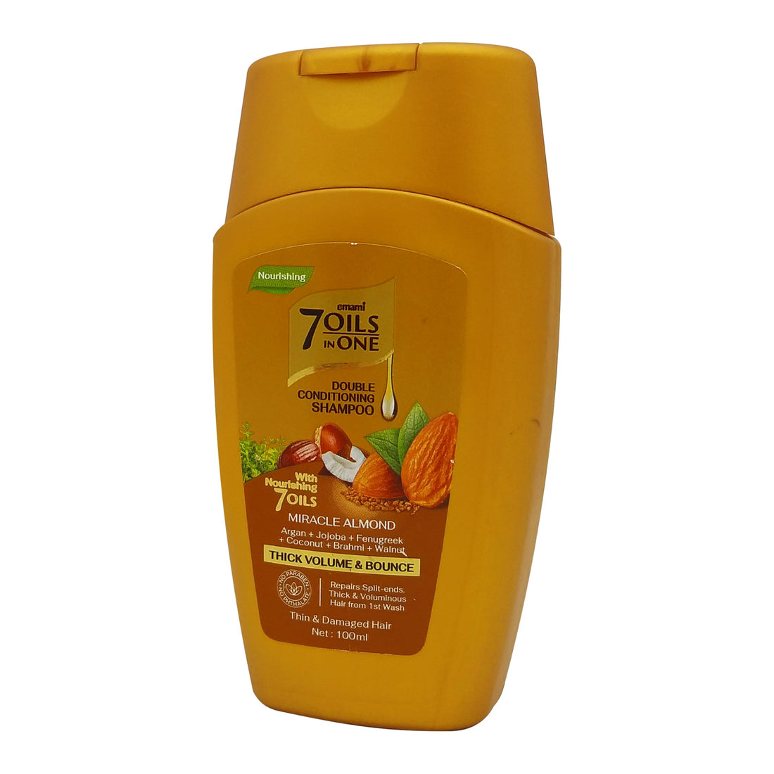 Emami 7 Oils in One Double Conditioning Shampoo Miracle Almond 100 ML