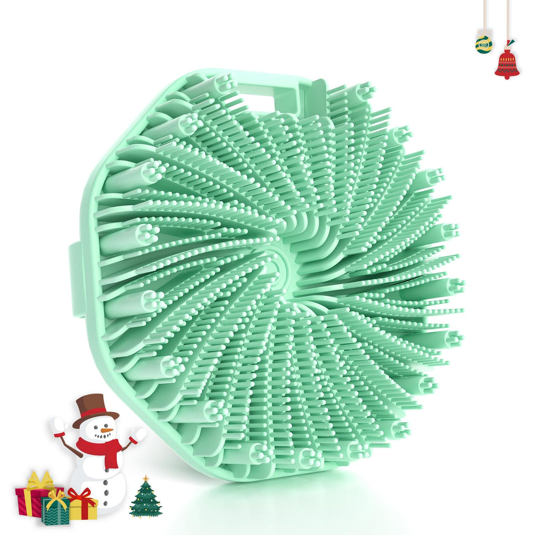Silicone Body Scrubber, Exfoliating Body Wash Scrubbers Exfoliator, Shower Body Brush for Effective Showering Exfoliation and Gentle Massage