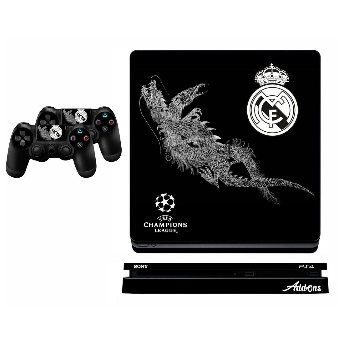 Add-Ons PS4 Slim Real Madrid CF #2 Skin For PlayStation 4