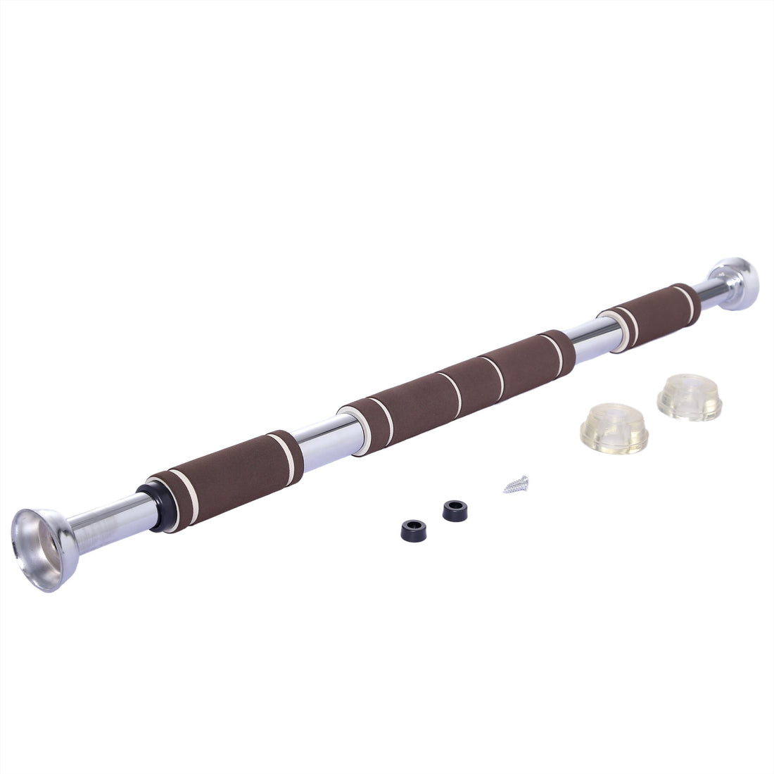 Doorway Pull-up Bar Chinup Bar with Deluxe Comfort Grips (60cm-100cm/24-39.4" wide) for Pull-ups, Chin-ups, Push-ups, Sit-ups, and Dips