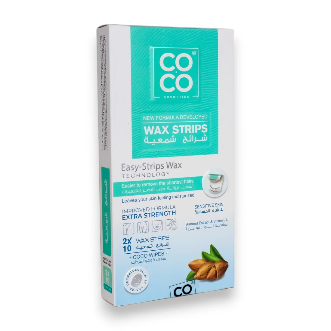 Coco Wax Strips With Almond Extract & Vitamin A