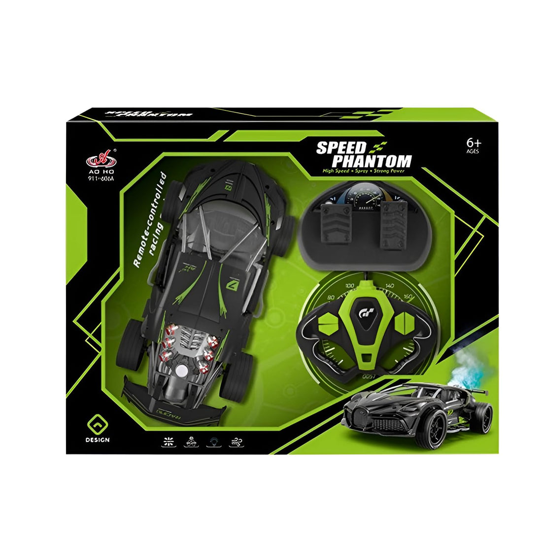 Phantom Car - Fast Sports Car Remote Control Rechargeable