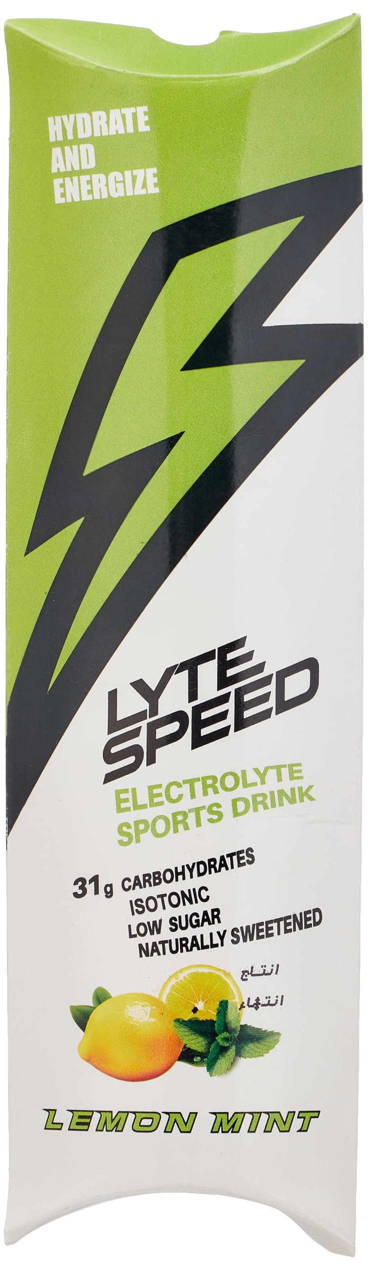LyteSpeed Lemon Mint Flavour Electrolyte Sport Drink Powder 34 g