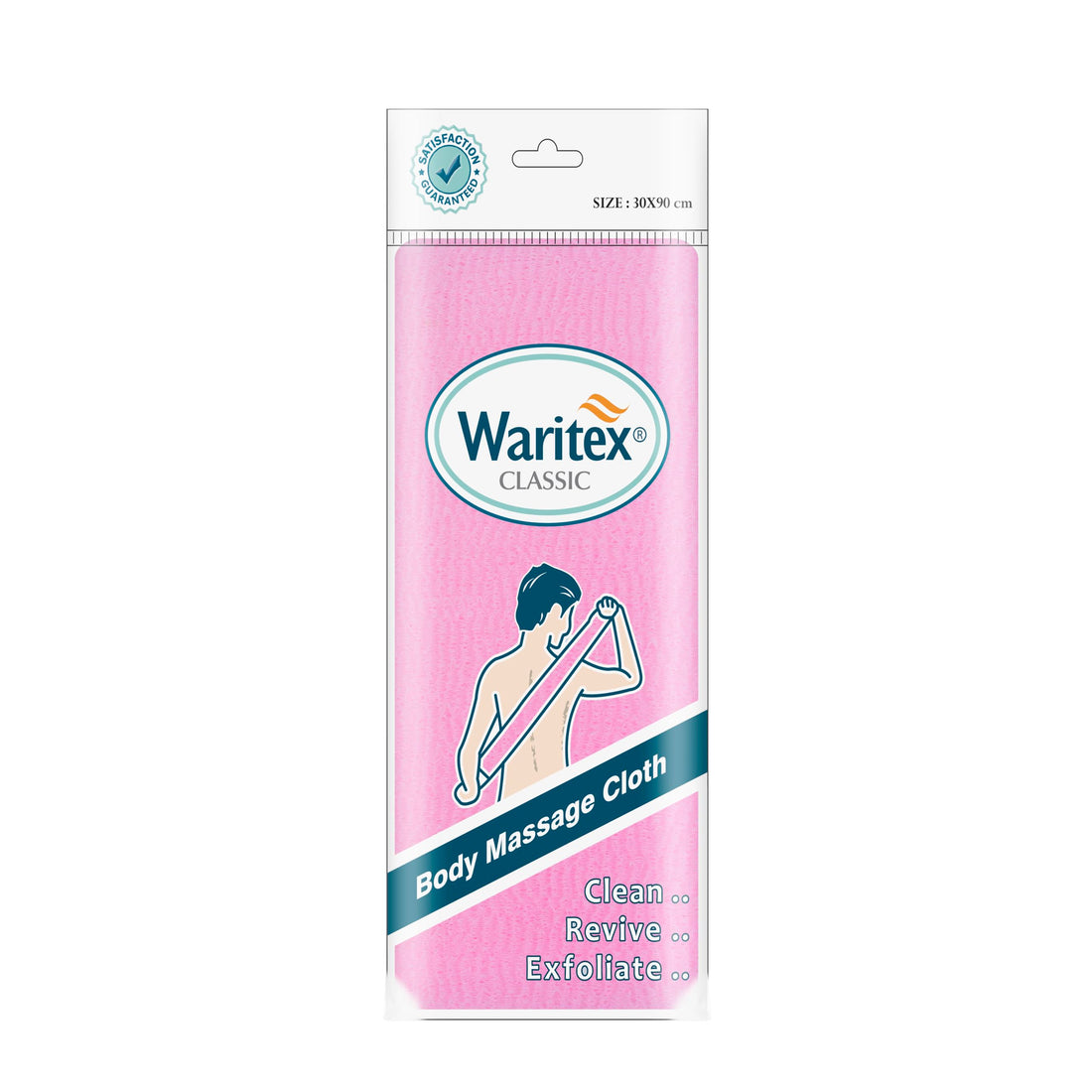 Waritex Japanese Bath Loofah - Exfoliating (Pink)