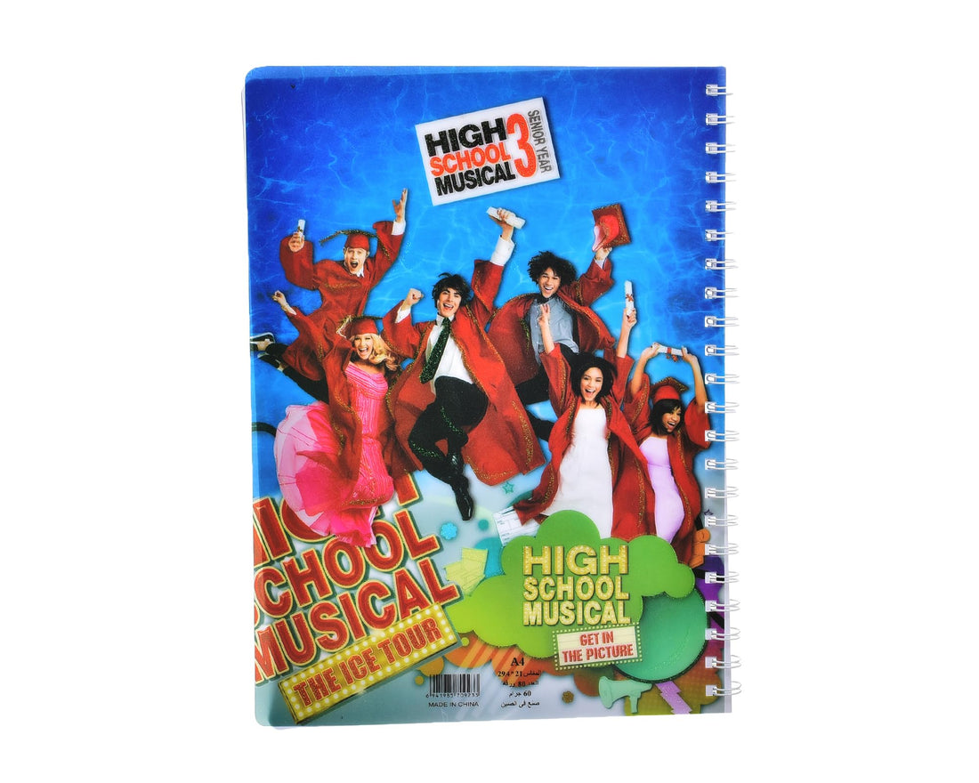 Elmaayergy Spiral Lined Notebook A4 With 80 Sheets, 60 Gram Durable Tool That Withstand Daily Use With Eco-Friendly Material