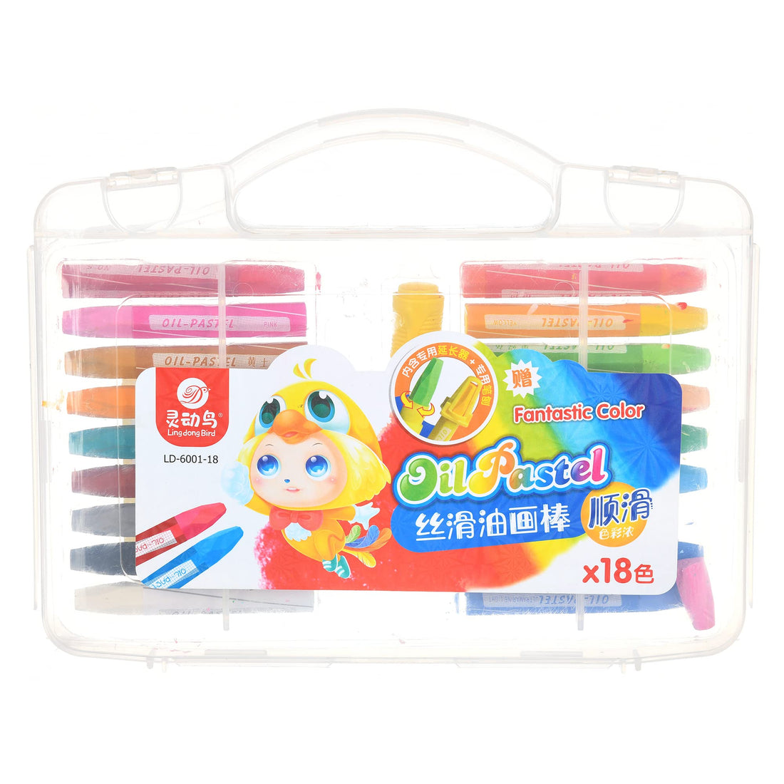 Set of oil pastels 18 colors no:sx-65_ld-6001-18