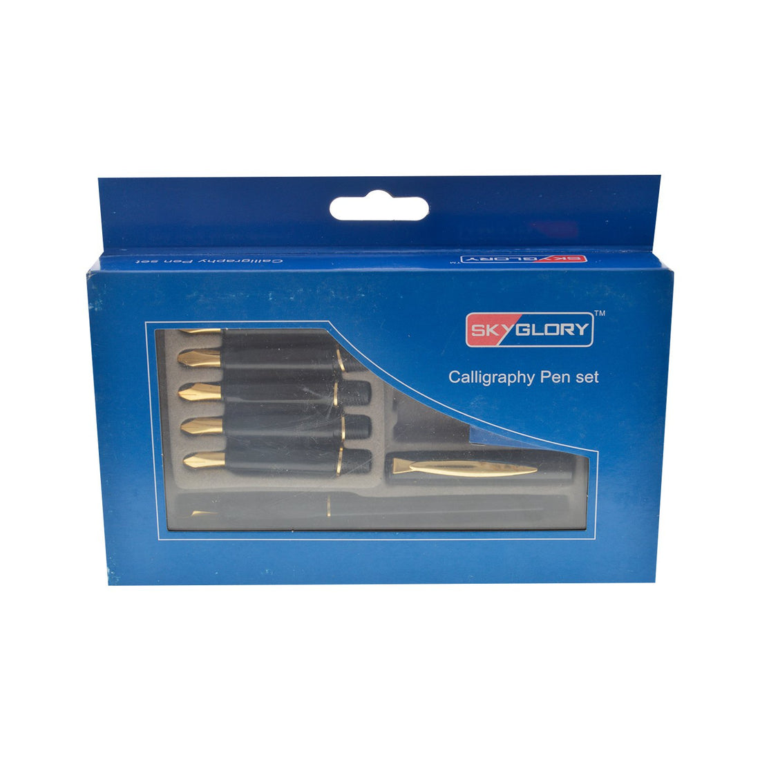 Sky Glory Calligraphy Fountain Pen Set 6 Leads -No: 606P