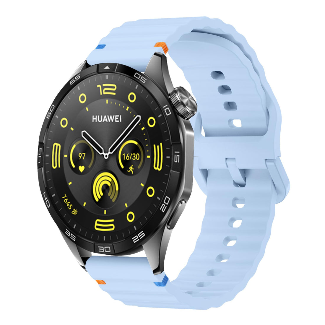 Fekra 22mm Silicone Strap For Huawei Watch GT6 46mm | GT6 Pro 46mm | GT5 46mm | GT4 46mm | GT4 46mm | GT2 Pro | Amazfit GTR 4 / Xiaomi Redmi Watch 5 Active/5 Lite