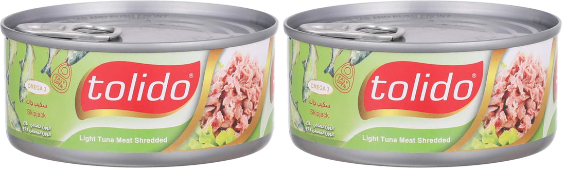 Tolido Shredded Tuna - 140 gm (Pack of 2)