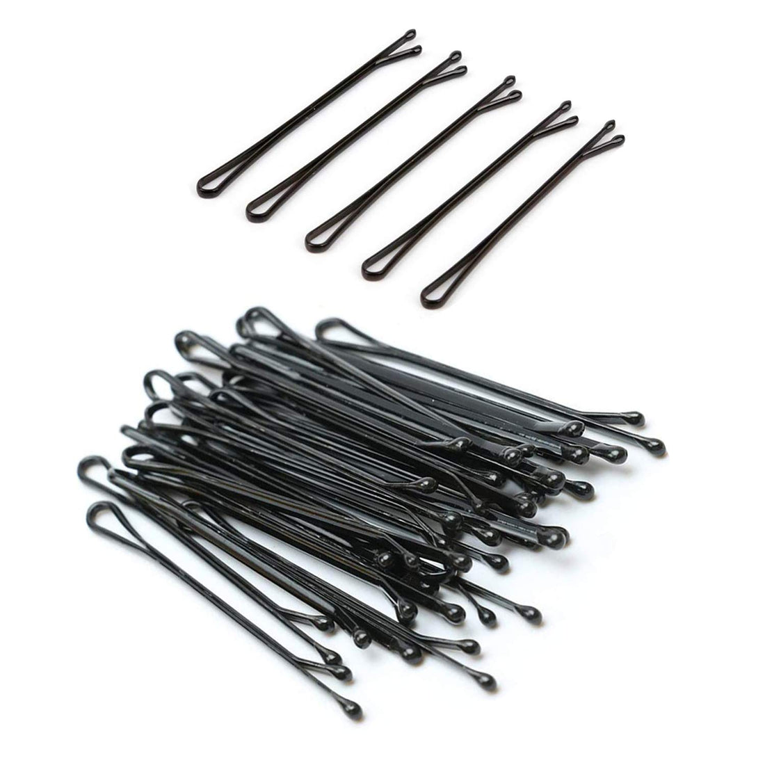 100 pieces Hair Bobby pins,Shaped Hair Pins Hair Styling Pins Black hair grips,Hair Clips, Hair Bob Pins,Straight plate hairpin Hair Clips for Girls Kids Women Hair Accessories