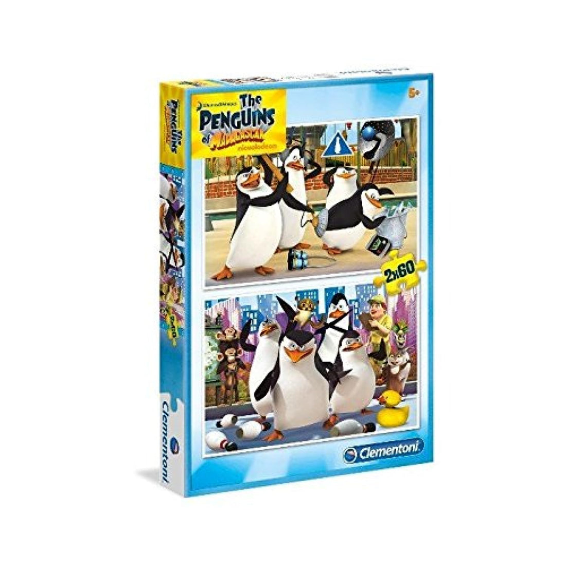 Clementoni The Penguins Of Madagascar Puzzle 2 In 1-2X60 Pieces