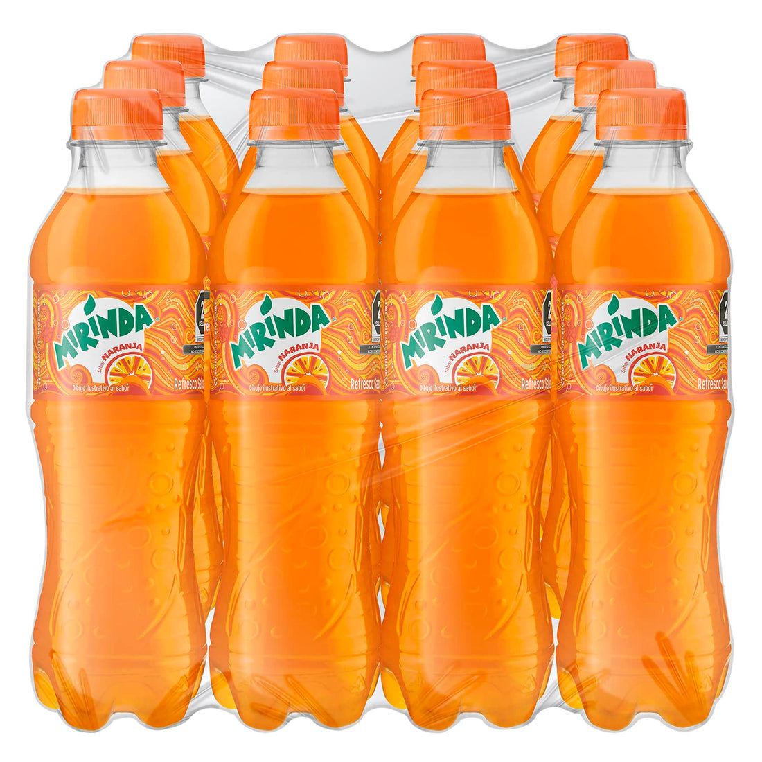 Mirinda, 12 Pack Pet Orange Soft Drink 400ml
