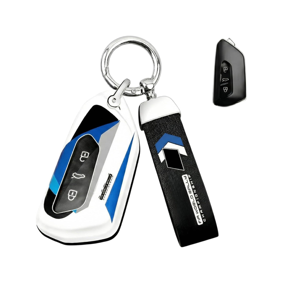 ABS Sport Car Key Fob Cover – Compatible with Volkswagen Golf 8 ID.3 ID.4 Seat Leon Tarraco Ateca Skoda Octavia 2020 – Please Match Key Shape Before Purchasing to Ensure Full Compatibility