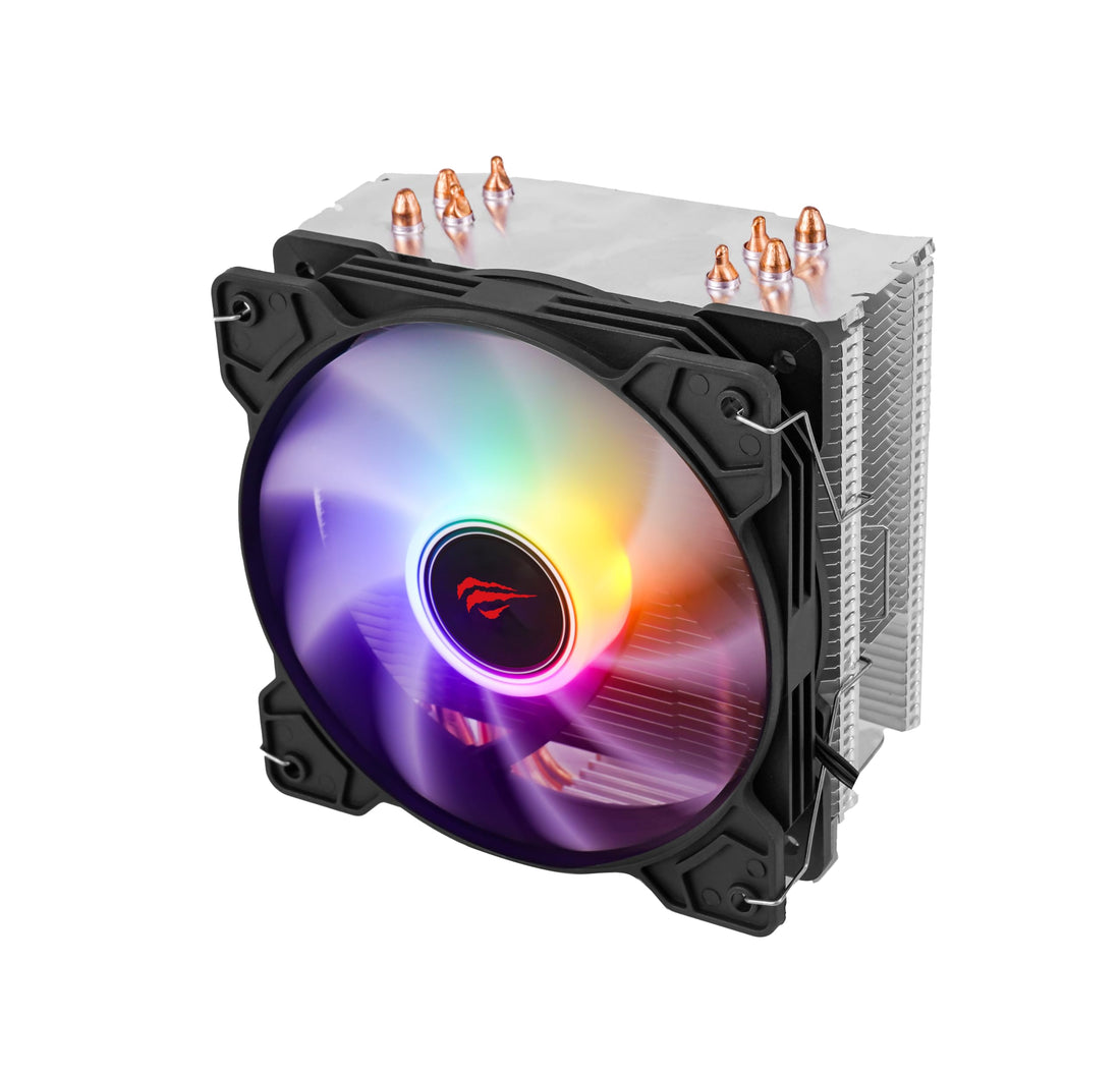 COOLER RGB PARA PROCESADORES INTEL/AMD, F2003, HAVIT
