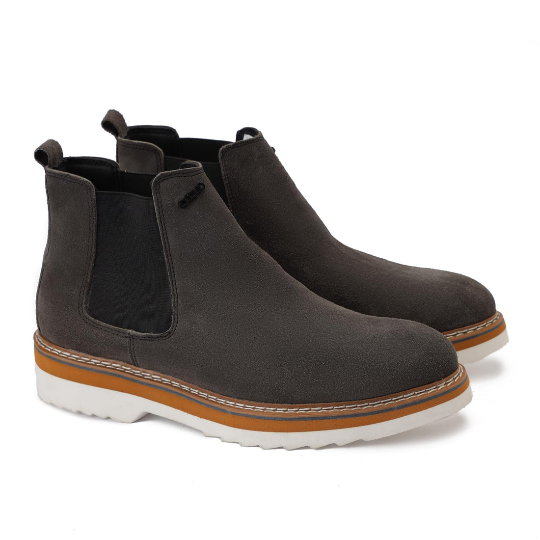 Half Boots For Men Elegant Suede Non-slip Rubber Sole