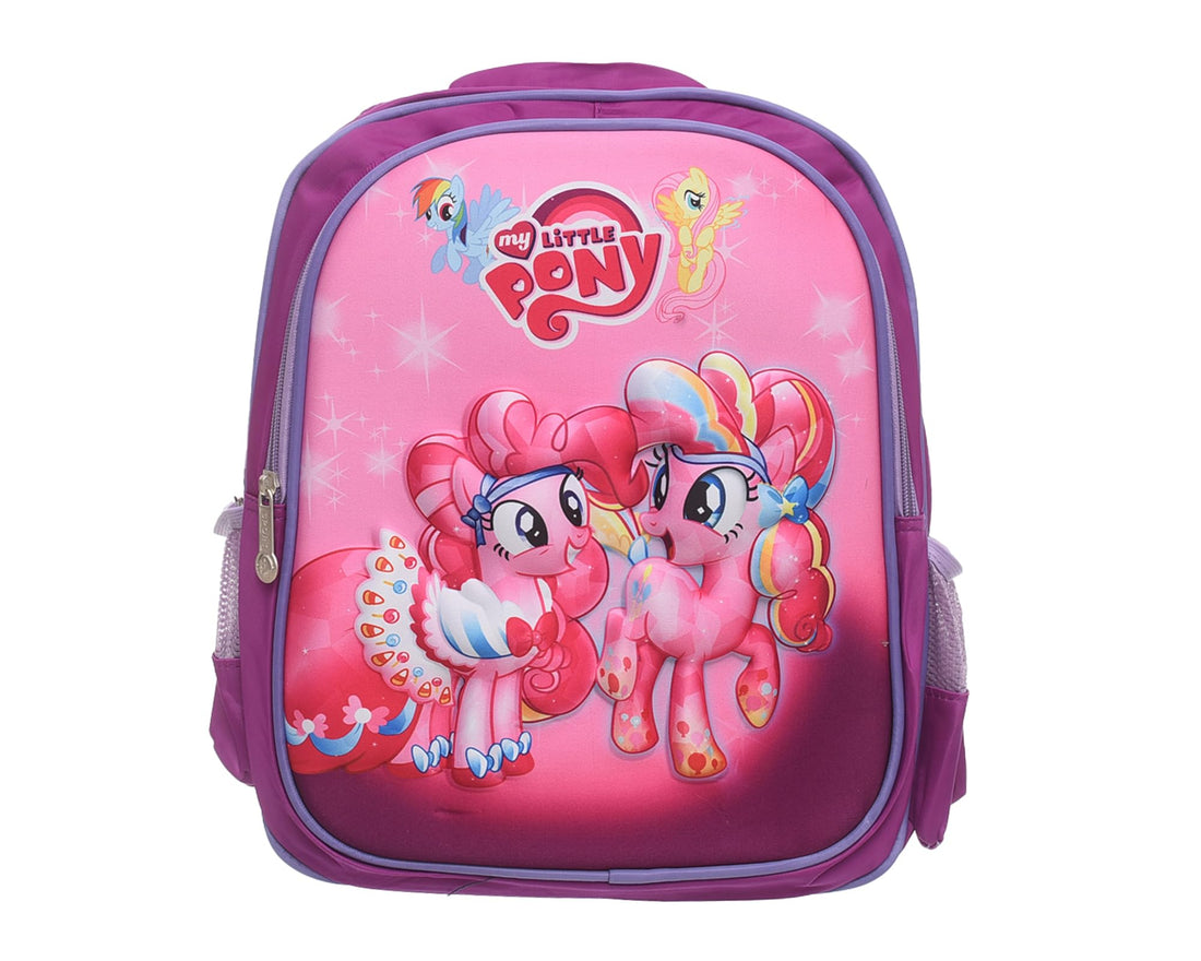 ST-18-16-25-21 14INCH 1402 3D Durable School Backpack with 2 Zippers, Spacious & Lightweight Bag for Kids, Teens & Students, Comfortable Shoulder Straps