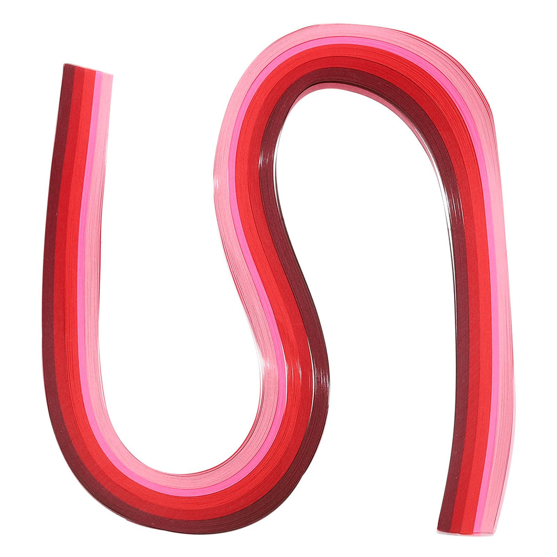 PATIKIL 540 x 10mm Rainbow Quilling Strips Paper,120 Pcs Origami Paper Quilling Strip for Art DIY Hand Craft Christmas, Gradient Red